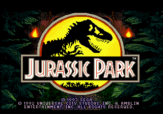 Jurassic Park Title Screen